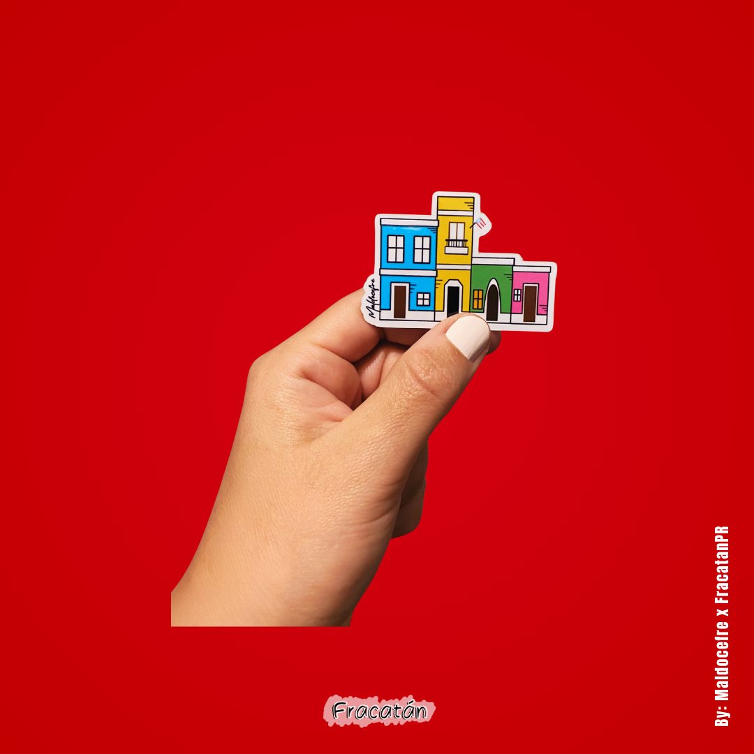 Sticker Casitas Viejo San Juan