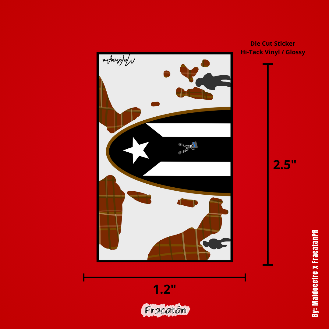 Sticker Puerta de Bandera