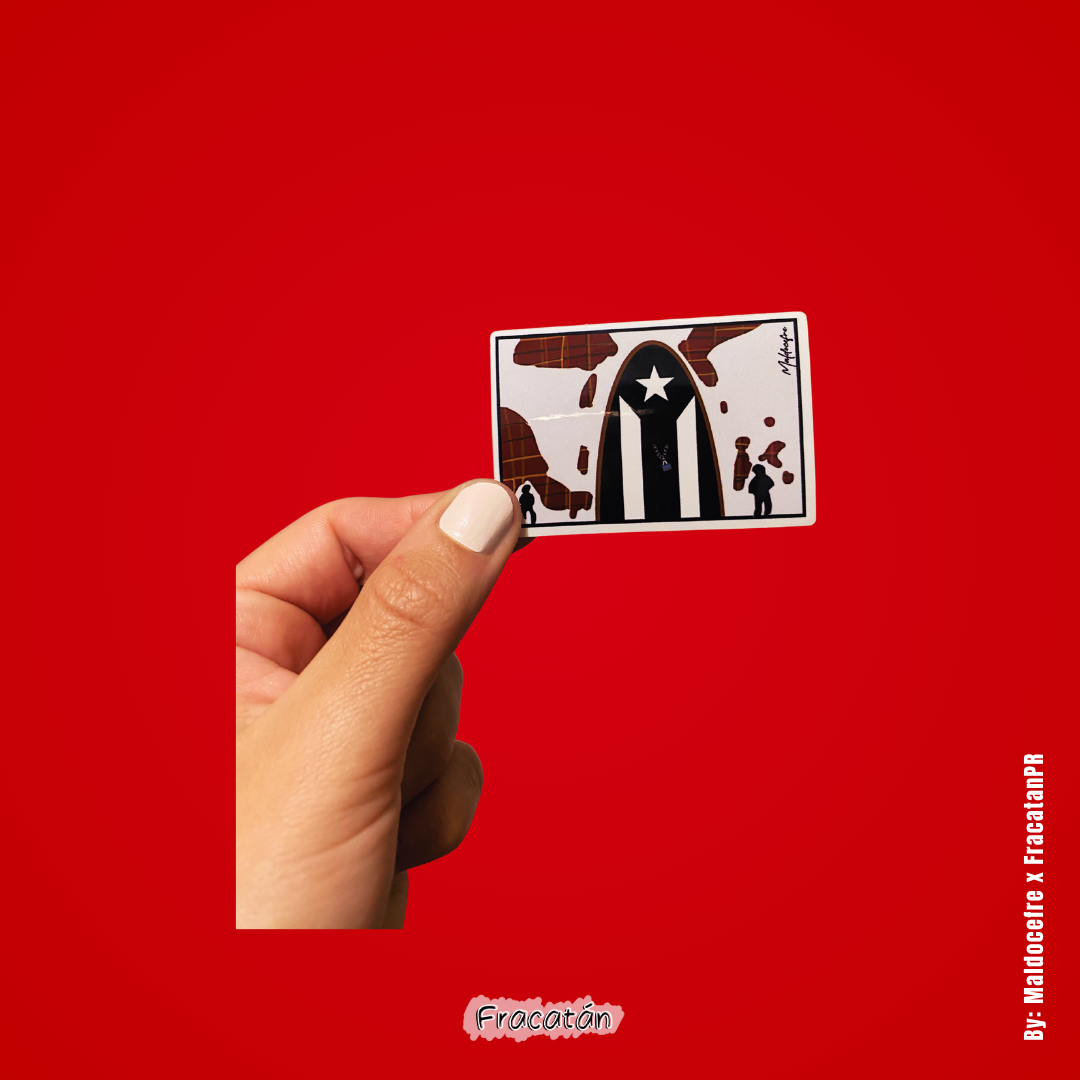 Sticker Puerta de Bandera